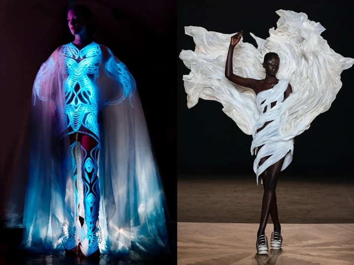 125 миллионов клеток красоты: бренд Iris van Herpen создал платье, которое живет и дышит - «Мода»